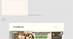 Desktop Screenshot of f1-artikler.dk